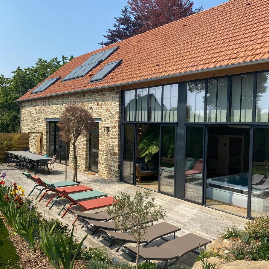 La Grange De Tissey Grand Gite Avec Spa Et Sauna Dragey Eksteriør billede